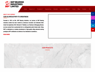 skpbearings.com screenshot