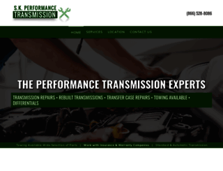 skperformancetransmission.com screenshot