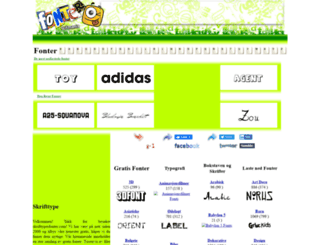 skrifttyperfonter.com screenshot