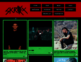 skrillex.tumblr.com screenshot
