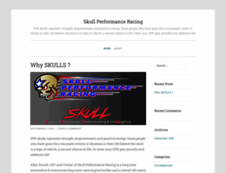 skullperformanceracing.wordpress.com screenshot
