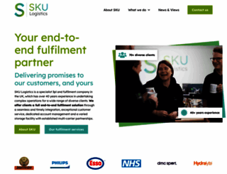 skulogistics.co.uk screenshot