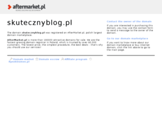 skutecznyblog.pl screenshot