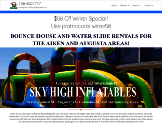 sky-high-inflatables.com screenshot