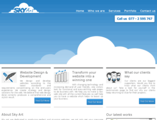 skyartwebs.com screenshot