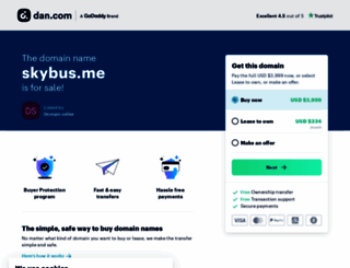 skybus.me screenshot