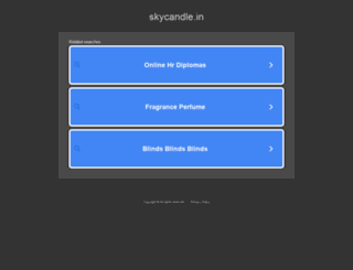 skycandle.in screenshot
