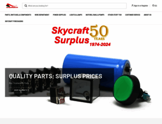 skycraftsurplus.com screenshot