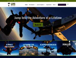 skydanceskydiving.com screenshot