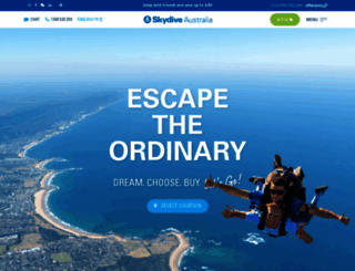 skydive.com.au screenshot