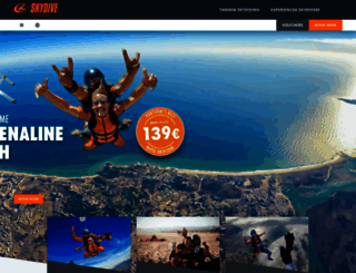 skydivealgarve.com screenshot