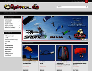 skydivestore.com screenshot