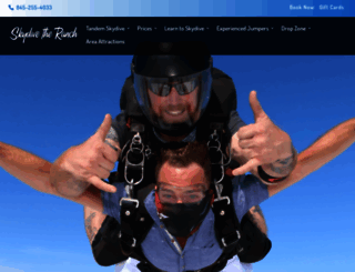 skydivetheranch.com screenshot