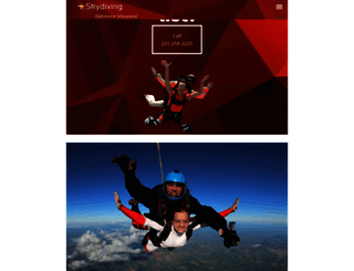 skydivingbaltimoremaryland.com screenshot