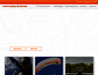 skydivingland.com screenshot