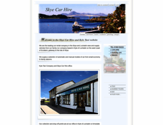 skyecarhire.co.uk screenshot