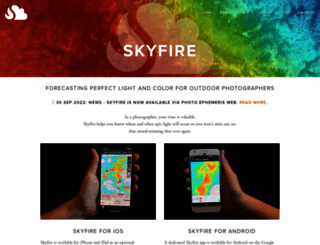 skyfireapp.com screenshot