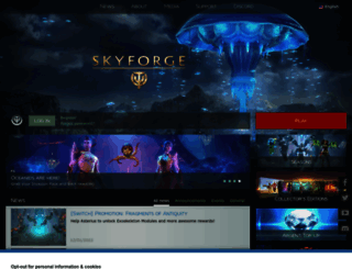 skyforge.com screenshot