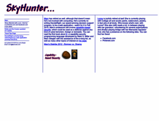 skyhunter.com screenshot