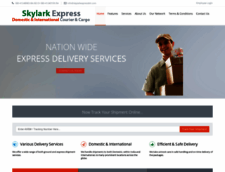 skylarkexpressblr.com screenshot