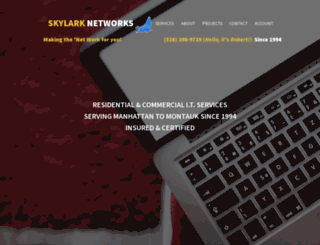 skylarknetworks.com screenshot