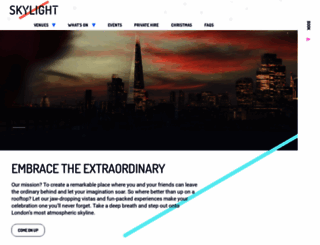 skylightbars.com screenshot