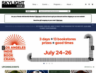 skylightbooks.com screenshot