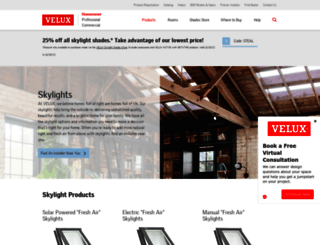 skylights.veluxusa.com screenshot