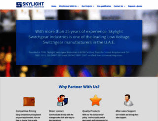 skylightswitchgear.com screenshot
