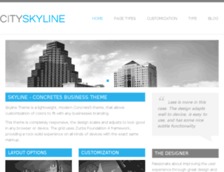 skyline.sarahevansdesigns.co.uk screenshot