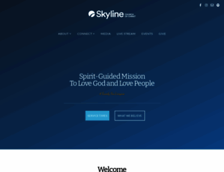 skylinechurch.com screenshot