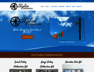 skylineclotheslines.com screenshot