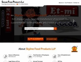 skylinefoodproducts.com screenshot