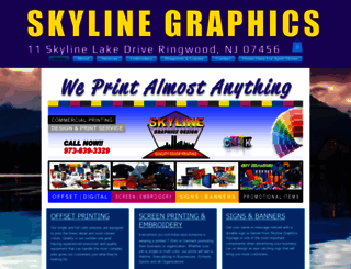 skylinegraphicsonline.com screenshot