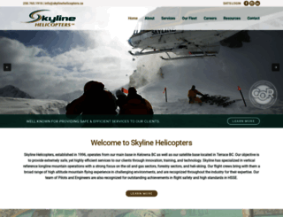 skylinehelicopters.ca screenshot