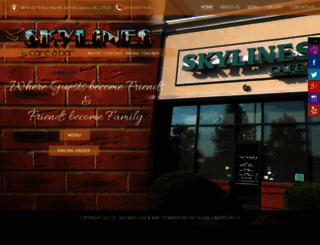 skylinescafe.com screenshot