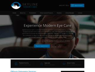 skylinevisioncare.com screenshot