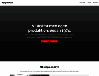 skyltproduktion.se screenshot