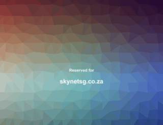 skynetsg.co.za screenshot