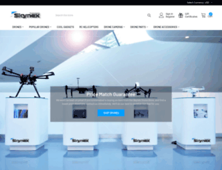 skynexdrones.com screenshot
