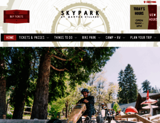 skyparksantasvillage.com screenshot