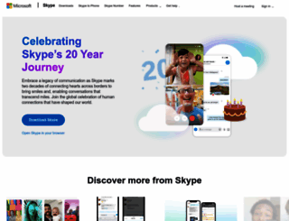 skype.be screenshot