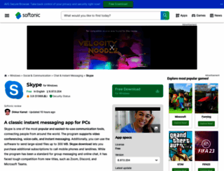 skype.en.softonic.com screenshot