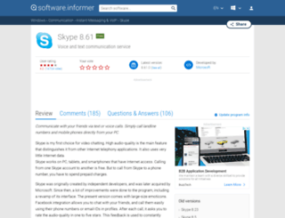 skype.software.informer.com screenshot
