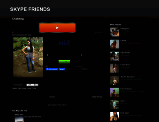 skypefriend.blogspot.com screenshot