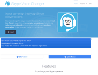 skypevoicechanger.net screenshot