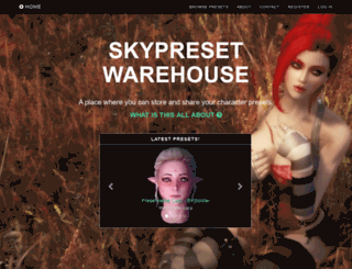 skypreset-warehouse.eu screenshot