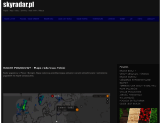skyradar.pl screenshot