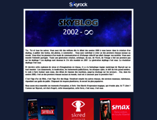 skyrock.net screenshot
