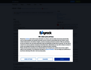 skyrockregie.com screenshot